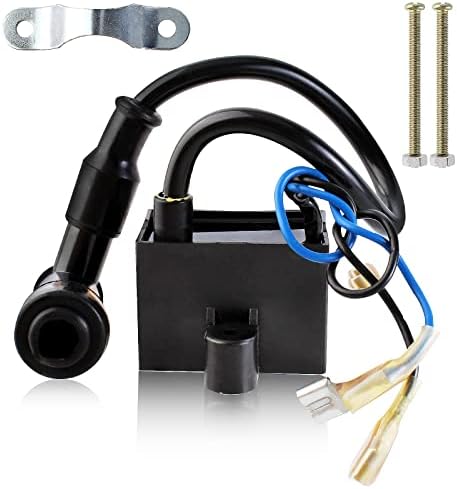 YOFMOO CDI Ignition Coil 49cc 50cc 60cc 66cc 70cc 80cc 2-Stroke Engines Motor Motorized Bicycle Bike ATV Quad Go Kart Moped Scooter
