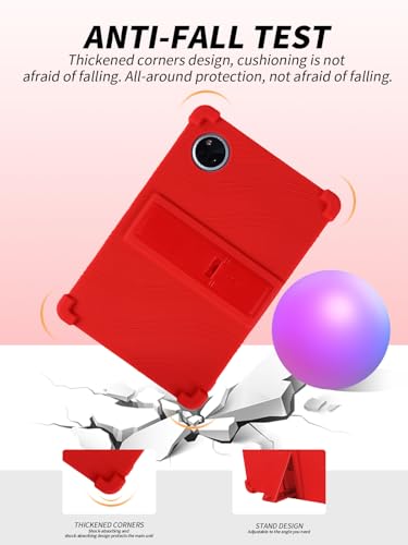 Coque silicone DOOGEE Tab A9+ antichoc à support ajustable - 7