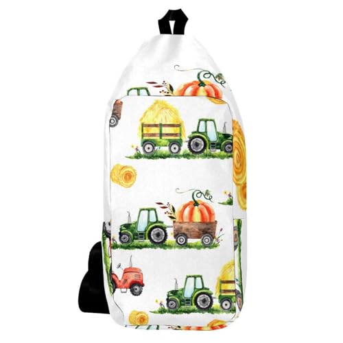 Sac à dos à bandoulière citrouilles pour libérer vos mains