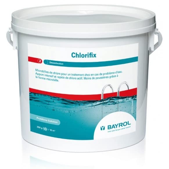 Chlore choc Bayrol Chlorifix Traitement de l'eau - 10 kg