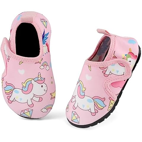TIZAX Toddler Girls Quick Dry Water Shoes Cover