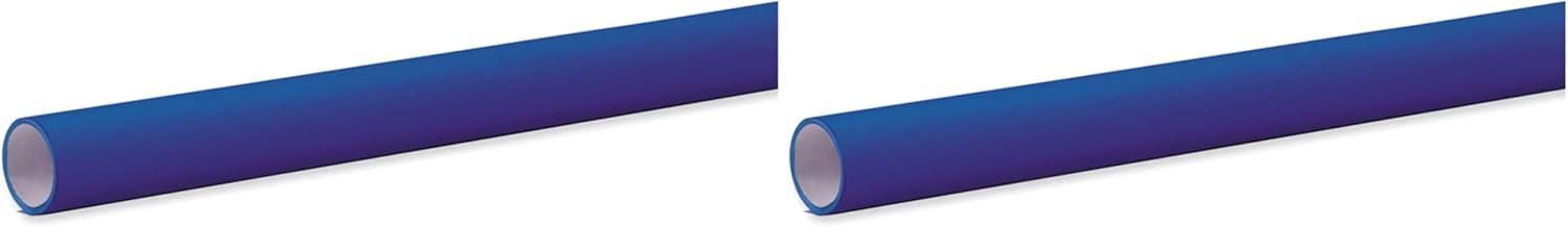 Fadeless Bulletin Board Paper, Fade-Resistant Paper for Classroom Decor, 48” x 12’, Royal Blue, 1 Roll (Pack of 2)