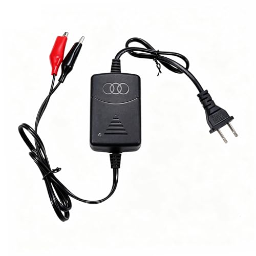 12V Sealed Lead Acid Battery Charger, 100V-240V AC 50/60 HZ to 12V DC 1300mA SLA Battery Charger, with Short Circuit Protection