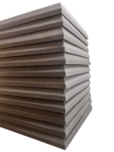 Espuma Acústica 50 X 50 X 5cm Lisa - 4 Placas Anti Chamas