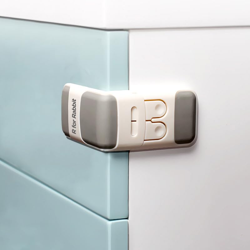R for Rabbit Protector Plus Drawer Locker for Kids (1 Unit) | Premium Refrigerator, Cabinets, Door & Cupboard Lock | Wardrobe Child Safety Proofing Drawer Locks-picture-16