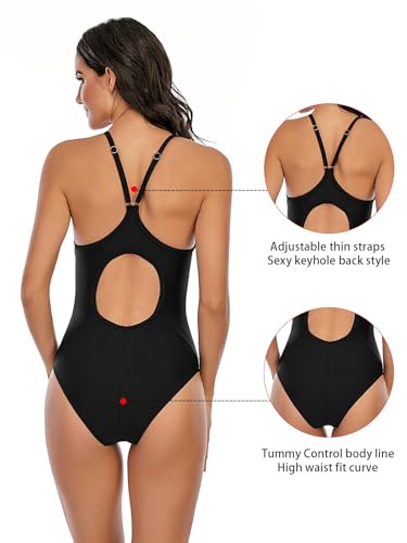 Image of Century Star Women Athletic One Piece Swimsuits-2026 Training Bathing Suits for Teens Juniors