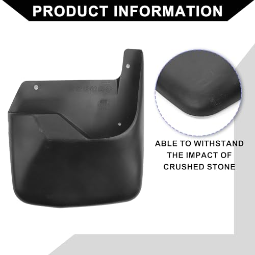 Image of Mud Flap Splash Guard with Mount Accessories for GMC Envoy SLE L6 4.2L Sport Utility 2002-2009 / Front & Rear Side Mud Guards /Durable / 1 Set