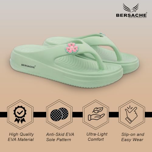 Image of BERSACHE Extra Soft Classic Casual CHAPPAL with Regular wear with Ultra Soft & Flexibility Technology Slippers for Women 's
