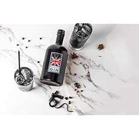 Buy The Handmade Gin Company's Premium Union Black Jack Gin 40% ABV – 4x Distilled British Gin with Aniseed Notes, 50cl Bottle – The Handmade Gin Company