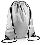 Sehr große Farbauswahl Shirtinstyle Sportbeutel, Gymnastikbeutel, Gymsac, Schuhbeutel mit Kordel, Farbe silver