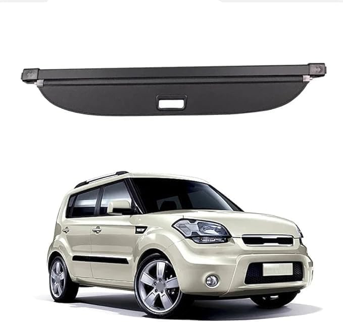 Cubierta de carga retráctil ZADIKO para Kia Soul AM 2008-2013, estante trasero ajustable
