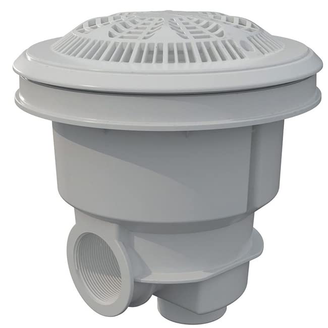 Suinga Sumidero Norm con Rejilla antivortex para Piscina de Liner y prefabricada.