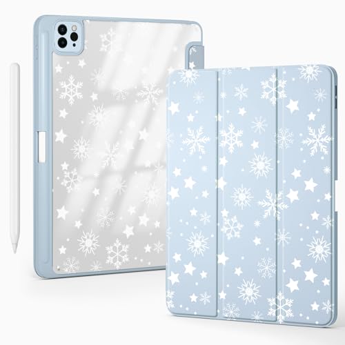 Coque iPad Air 11 M3 M2 pour le bureau et les voyages étui bleu élégant