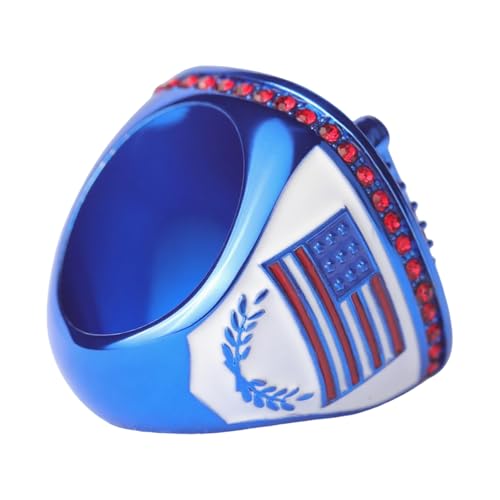 Image of 12 pcs Pack Metallic Colors Softball Tournament championhsip Trophy Ring Softball Teams Players Awards Size 9