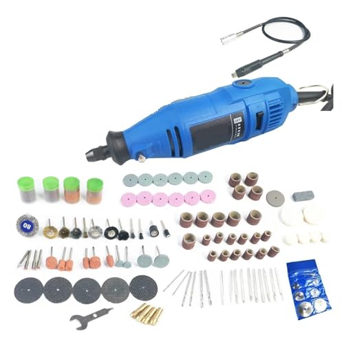 180W Electric Engraving Mini Drill Polishing Machine Variable Speed Rotary Tool with 148pcs Accessories HT2831 Simple to Operate
