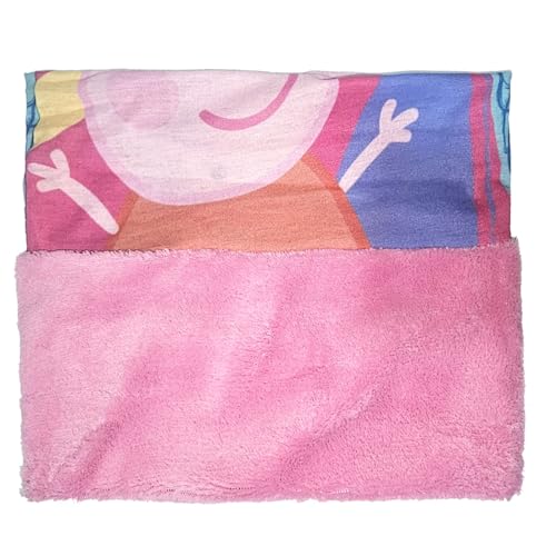 Suncity Schal, Schal, für Kinder, Korallenrot, Schnee- und Ski-Schal, für Mädchen und Kinder, Geburtstagsgeschenk, Peppa Pig, Einheitsgröße