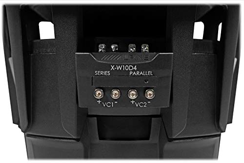 Alpine X-W10D4 10-Inch Dual 4 Ohm Subwoofer #TOP7