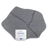 bepco Trittstein Gartenplatte Beetplatte Laufplatte Wegplatte 4er-Set, Gummi...