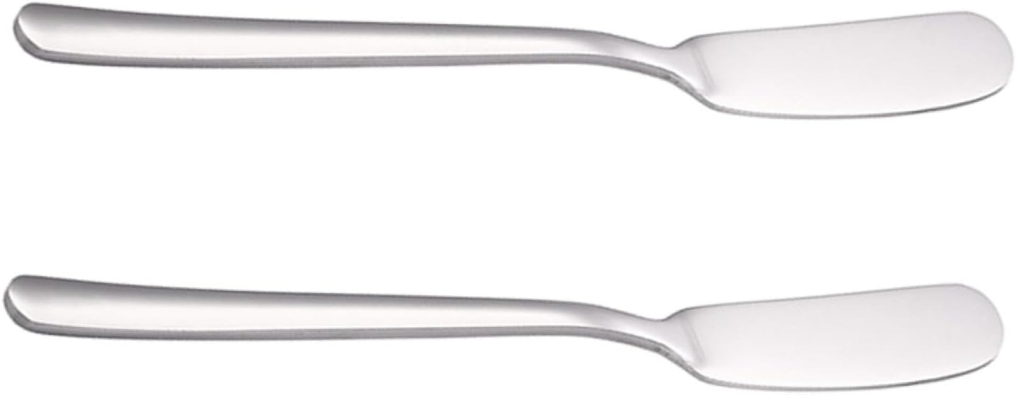 2 Pack Stainless Steel Butter Spreaders, Rust Resistant Cheese