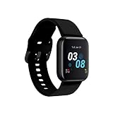 iTouch Air 3 Smartwatch Fitness Tracker, Heart Rate, Step Counter, Sleep Monitor, Message, IP68 Swimming Waterproof for Women and Men, Touch Screen, Compatible with iPhone and Android (40mm)