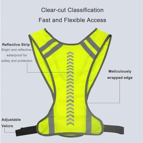 Getrays 安全ベスト 反射高視認性ランニングベスト