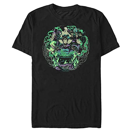 Disney Hades Rock Camiseta, Negro, XXL para Hombre