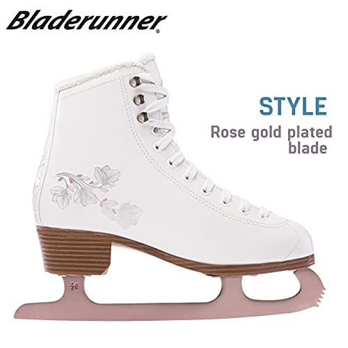Rollerblade Bladerunner Ice Diva Women's Adult Figure Skates, White And Rose Gold, Ice Skates #TOP5