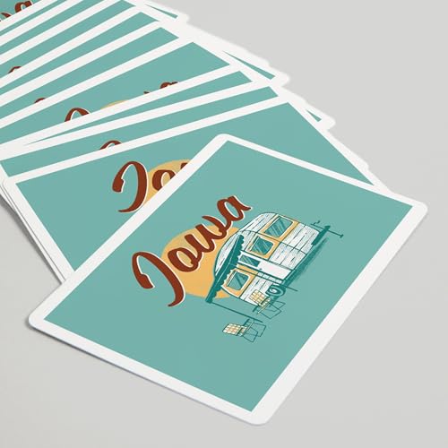 Baraja de Póker Vintage Iowa 52 Cartas Para Adultos miniatura 5