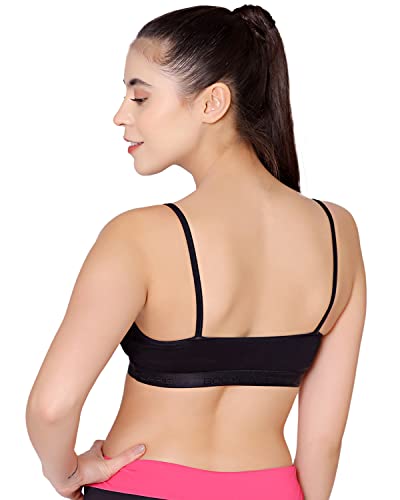 Image of BODYCARE Women's Cotton Spandex Pack Of 2 Sports Bra - E1608BS
