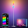 Lepro O1 AI Lampada da Terra,Piantana Moderna per Soggiorno,Musica Sincronizzazione per Festa,Gaming,TV,Compatibile Alexa/Google Home,Assistente di Progettazione Illuminotecnica AI,RGBIC,1800 Lumen