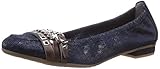  Maripe Damen 840674 Geschlossene Ballerinas, Blau (blau)