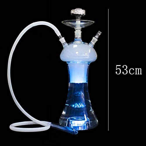 Kunsthunde!Hukas setze Alles Glas mit Wechselschachtel!Premium Shisha Pipe Clear Kein Nikotin mit klarer Vase für… – Bild 6
