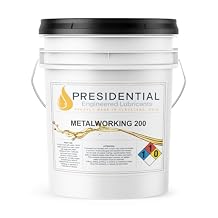 Metalworking 200 - Industrial Lubricant for Cutting, Tapping, Turning on Ferrous and Non-Ferrous Metals - Non-Soluble - Multipurpose Cutting Fluid That Prolongs Tool Life - Made in USA 5 Gallon