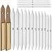 LEOBRO 16 Pcs Blending Stumps and Tortillions Set Sketch Drawing Tools with 2 Pcs Sandpaper Pencil Pointer Shipping by FBA