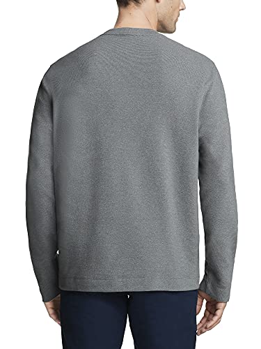Van Heusen Men's Essential Long Sleeve Ottoman Crewneck Shirt4