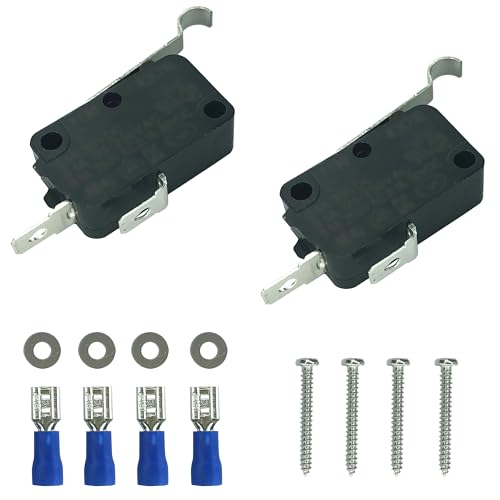 DTAIR 80629 Neutral/Reverse Safety Switch with Crimp Terminals Screws Replacement for B&M Automatic Shifter(Pack of 2)