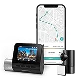 70mai Dash Cam Pro Plus+ A500S, Front and Rear, 2.7K Ultra Full HD, 1080P, Built in WiFi GPS Smart Dash Camera for Cars, ADAS, Sony IMX335, 2'' IPS LCD Screen, 140° Wide Angle FOV, WDR, Night Vision