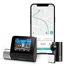 70mai True 2.7K 1944P Ultra Full HD Dash Cam Pro Plus+ A500S, Front and Rear, Built in WiFi GPS Smart Dash Camera for…