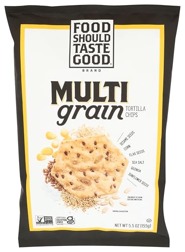 Image of Food Should Taste Good, Chips Tortilla Multigrain, 5.5 Ounce