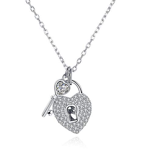 Collier de diamants anti-allergie résolvant les irritations avec sa clé de verrouillage