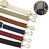 Bandouliere Rechange Réglable en Cuir pour Sac à Main, 80-125cm Femme Sangle de Sac Remplacement mit Boucle Dore, Sangle de Rechange pour Sac à Bandoulière/Crossbody, 2.5cm, 1707(Noir) #2