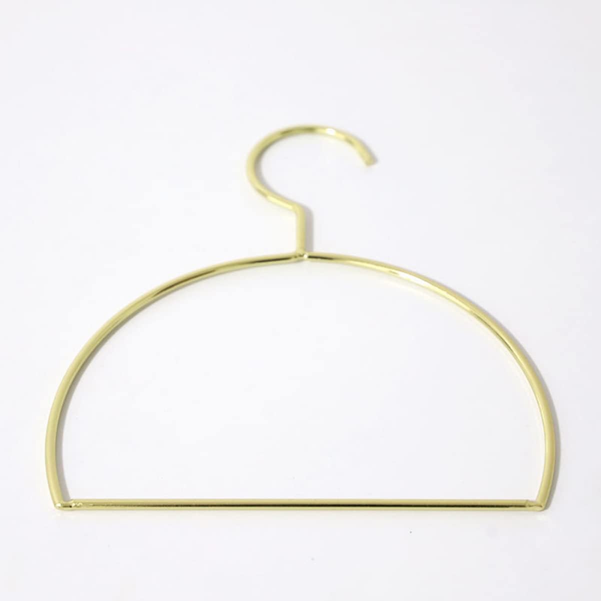 ULTECHNOVO Nordic Semicircular Metal Tie Scarf Rack Hanger Golden Adjustable Design Closet Organizer for Scarves Belts and Ties