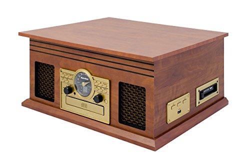 Karcher No-036 Centre de Musique nostalgique en Bois – Système Compact avec Platine, Lecteur CD, Bluetooth, Lecteur de… - Les Beatles, Paul McCartney, John Lennon, RIngo Starr, George Harrison Karcher No-036 Centre de Musique nostalgique en Bois – Système Compact avec Platine, Lecteur CD, Bluetooth, Lecteur de… – Image 7