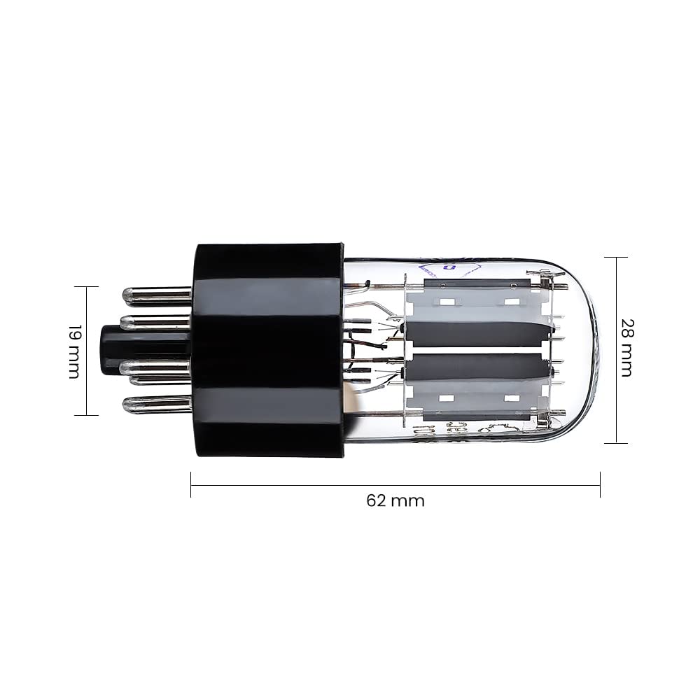 2pcs 6h9c Remplacement du tube à vide d'amplificateur de tube d'électrons 6SL7 6N9P Vanne Renforcer la qualité sonore for l'amplificateur audio