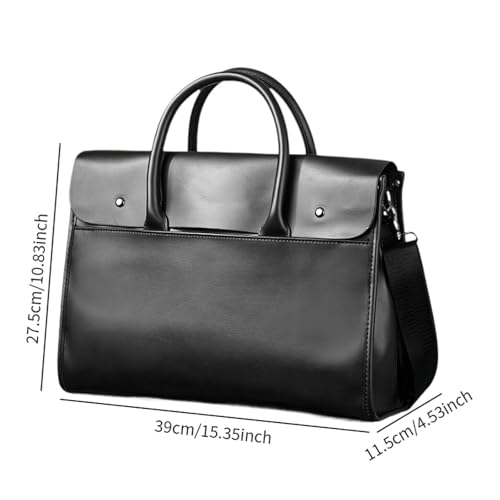Mallette homme en cuir PU de qualité supérieure avec compartiments pratiques - 3