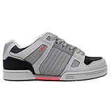 DVS Men's Celsius Skate Shoe, Charcoal/Black/Red, 9
