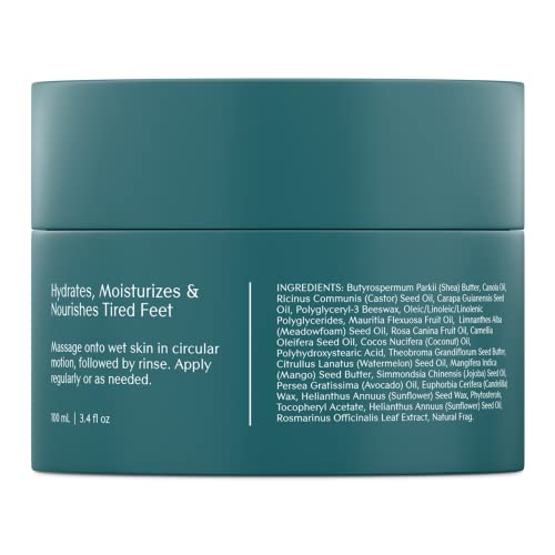 Bare August Foot Cream & Heel Balm Butter For Soft, Smooth & Healthy Feet - Foot Moisturizer And Callus Cream Softener To Repair Rough, Dry, Cracked Feet (3.4 Fl Oz) #TOP7