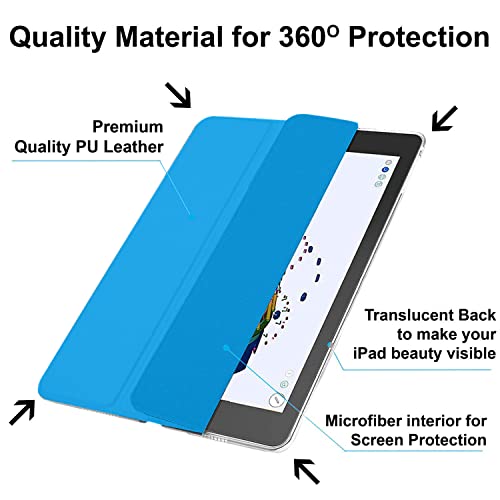 Image of DuraSafe Cases for iPad Pro 12.9 3rd Generation 2018 PC Case A1876 MTEL2HN /A MTEM2HN /A A2014 MTFN2HN /A MTFL2HN /A MTFP2HN /A MTFQ2HN /A A1983 MTHN2HN /A MTHU2HN /A MTJA2HN /A MTJ02HN /A MTJN2HN /A - Blue