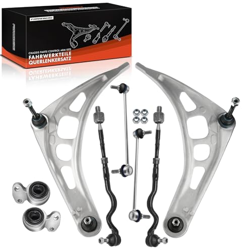 Frankberg 8 parties Kit de bras de suspension Bras de suspension Suspension de roue Avant Gauche et Droite en Bas Compatibles avec E46 E85 E86 Z4 1998-2009 31121094465