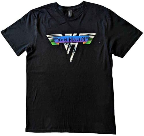 Van Halen T Shirt Original Band Logo Nuevo Oficial Unisex Negro